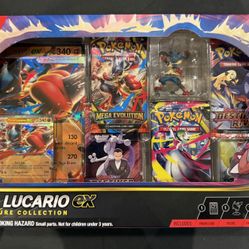 Sealed Mega Lucario Ex Figure Collection Box 