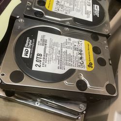 2TB WD Hard Drives 