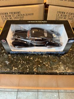 1937 Lincoln Zephyr Street Rod 1:24 Die Cast