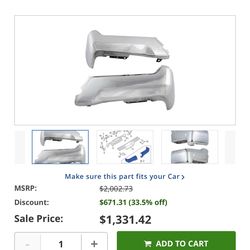 Ford Rear Bumper Ends 2017-2022 F250-F350 - NEW IN BOX OEM