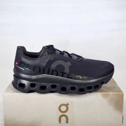 Men's On Cloud Cloudmonster Running Shoes - All Black - Size 11.5