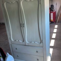 Mint Green 5’5” Armoire