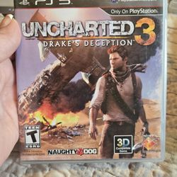 Ps3 Uncharted 3 Drakes Deception NO Flaws Well Maintained See Pics