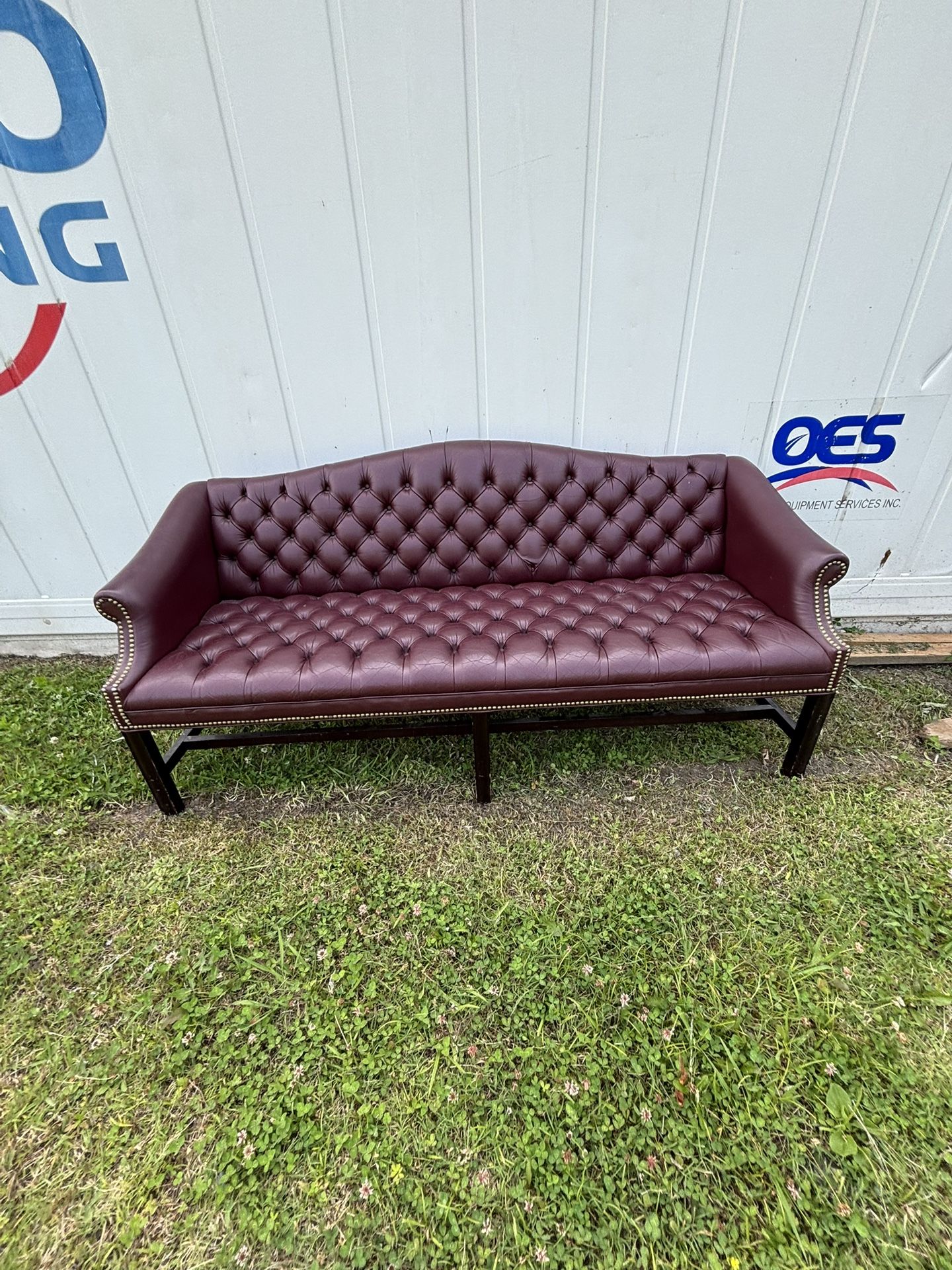 6’ Leather Couch