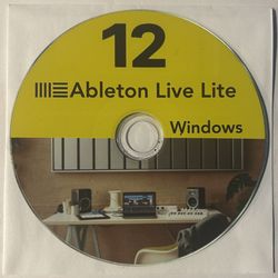Ableton Live Lite 12 DVD Installer - 2PC Lifetime For Windows