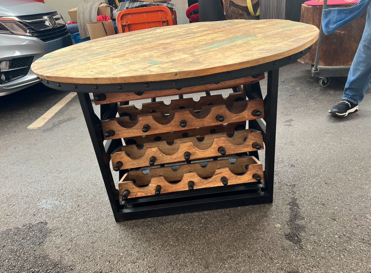 Round Winery Table
