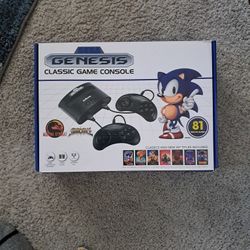 Sega Genesis W/ Built In Games