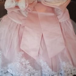 Baby Girl Dress Pink And White Absolutely Gorgeous 