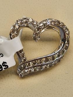 10K PENDANT HEART, DIJE (MOTHERS DAY)