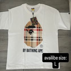 burberry x bape white 