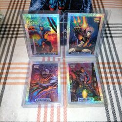 1994 Marvel Masterpieces Gold Foil Signature Serious Card Lot