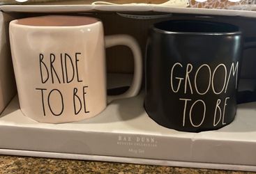 Rae Dunn Bride And Groom Mug