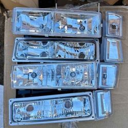 94-98 Chevy C/K Obs Headlights Luces Micas Calaveras Faros Faroles Focos Chevy