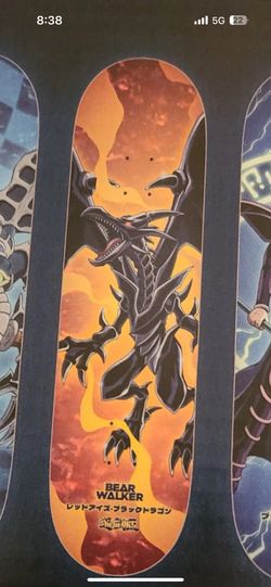 Bear Walker X Yughio Collab Skateboard 