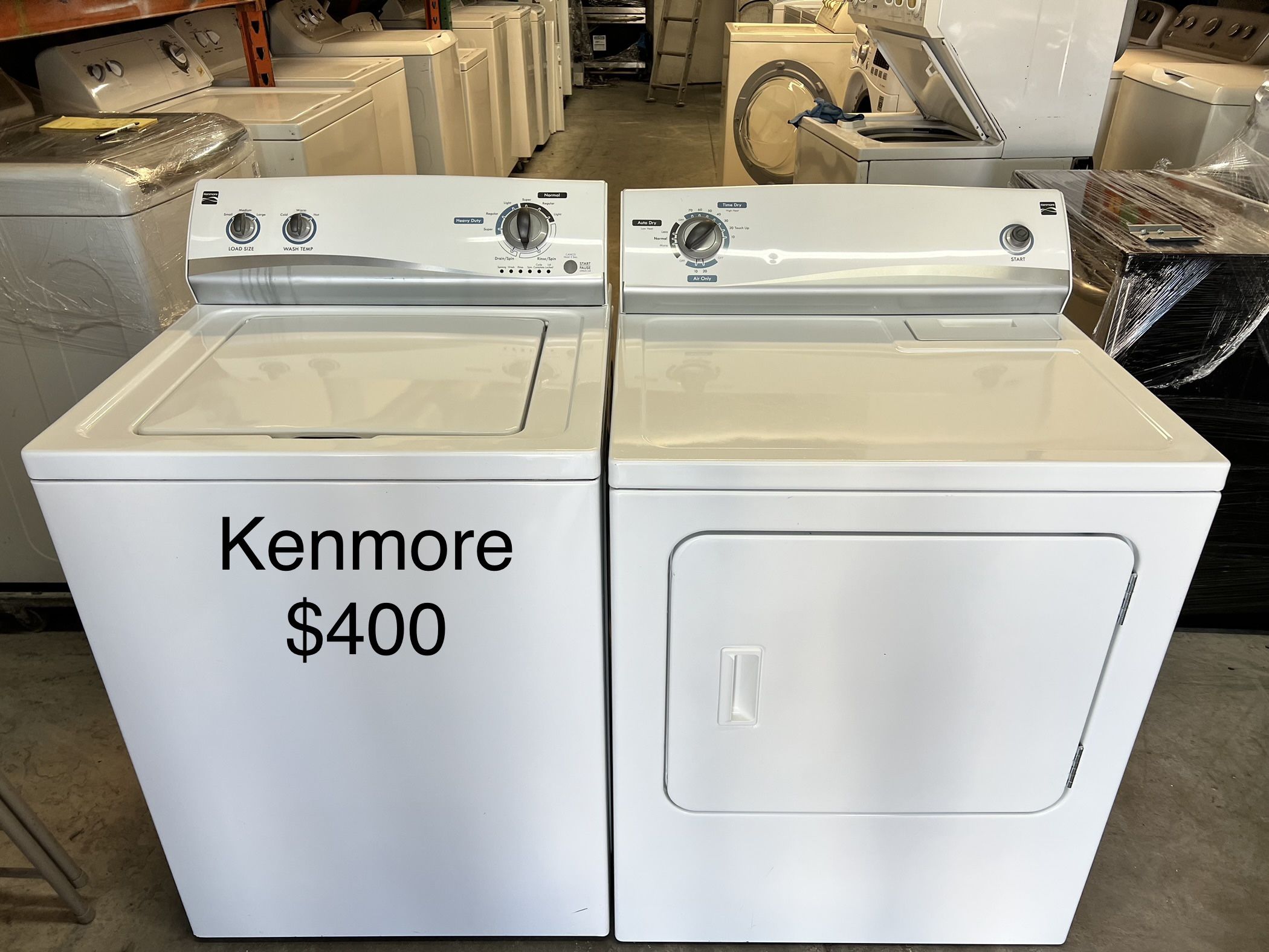 Kenmore Washer Dryer