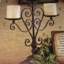 HOME INTERIOR 2 CANDELEROS 