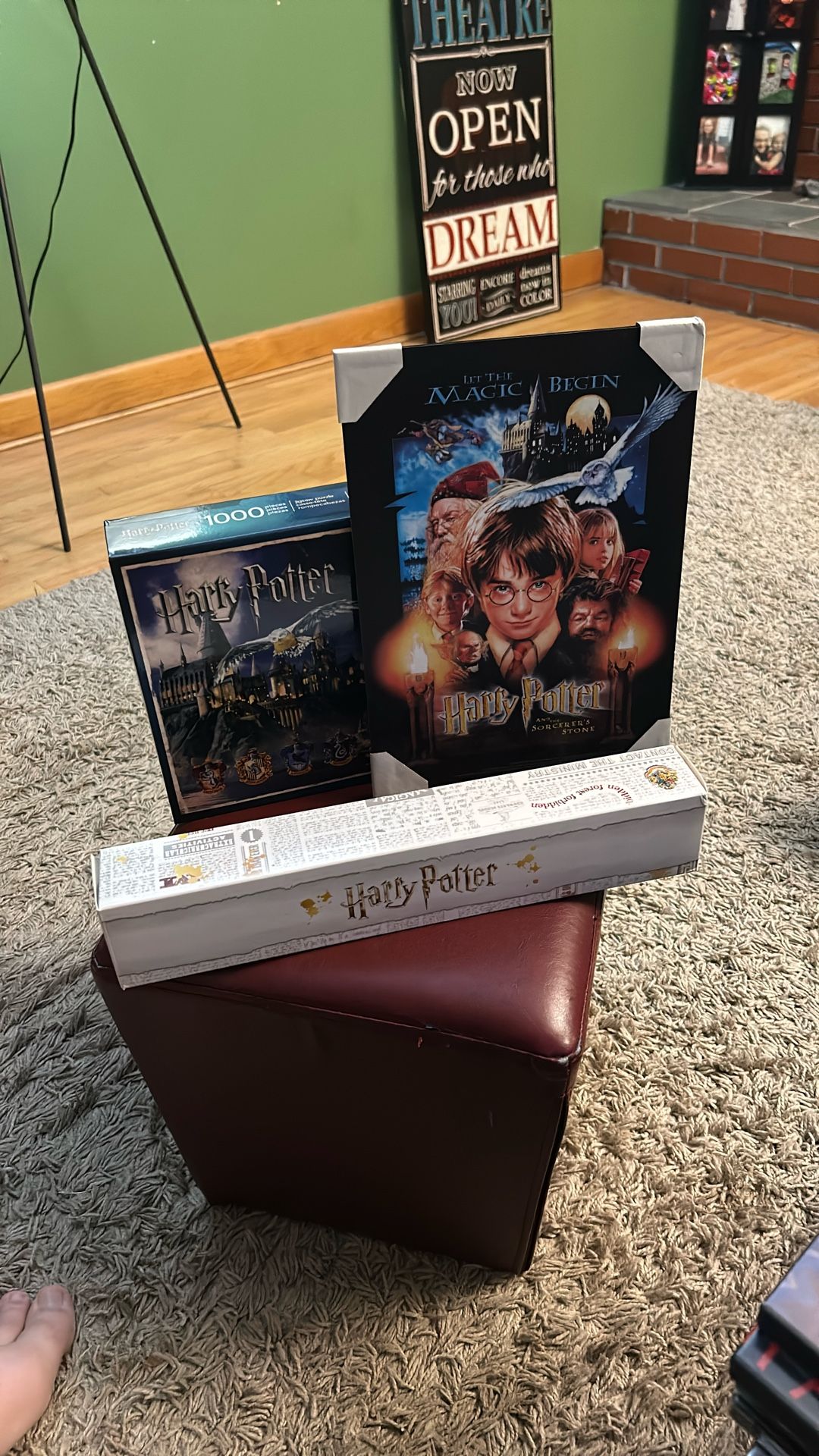 New Harry Potter Wooden Picture / Puzzle / Wand