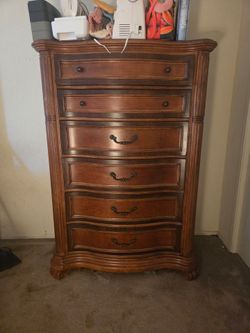 Real wood dresser