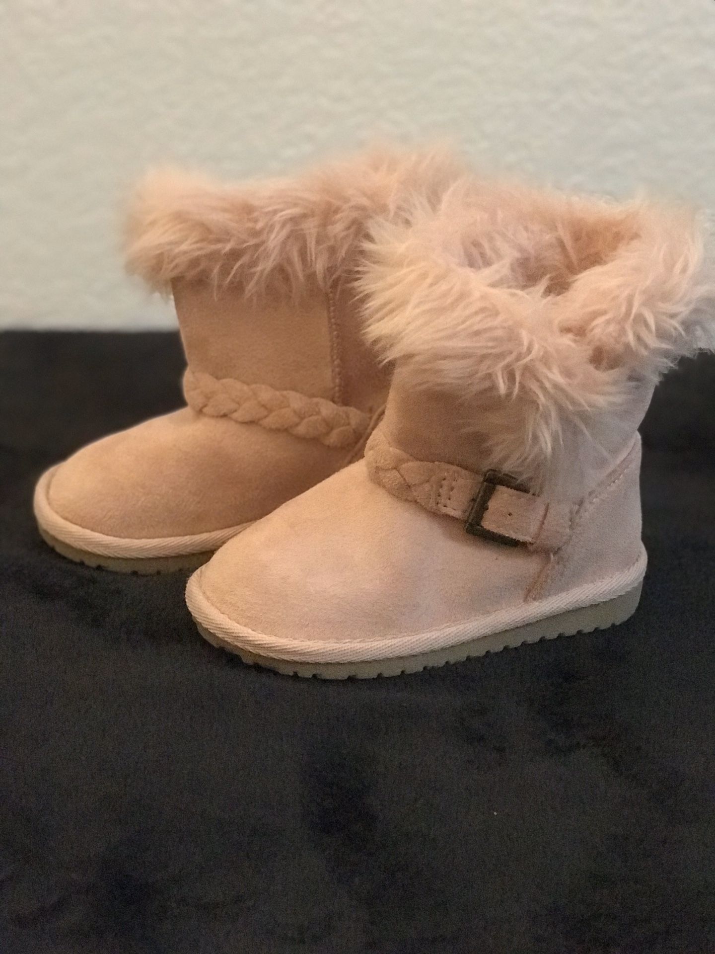 Girl Faux Fur Toddler Boots