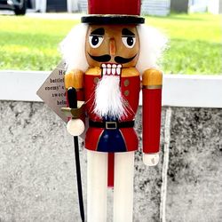 Kurt Adler Nutcracker - Soldier “Heinz” with Accessory Sword