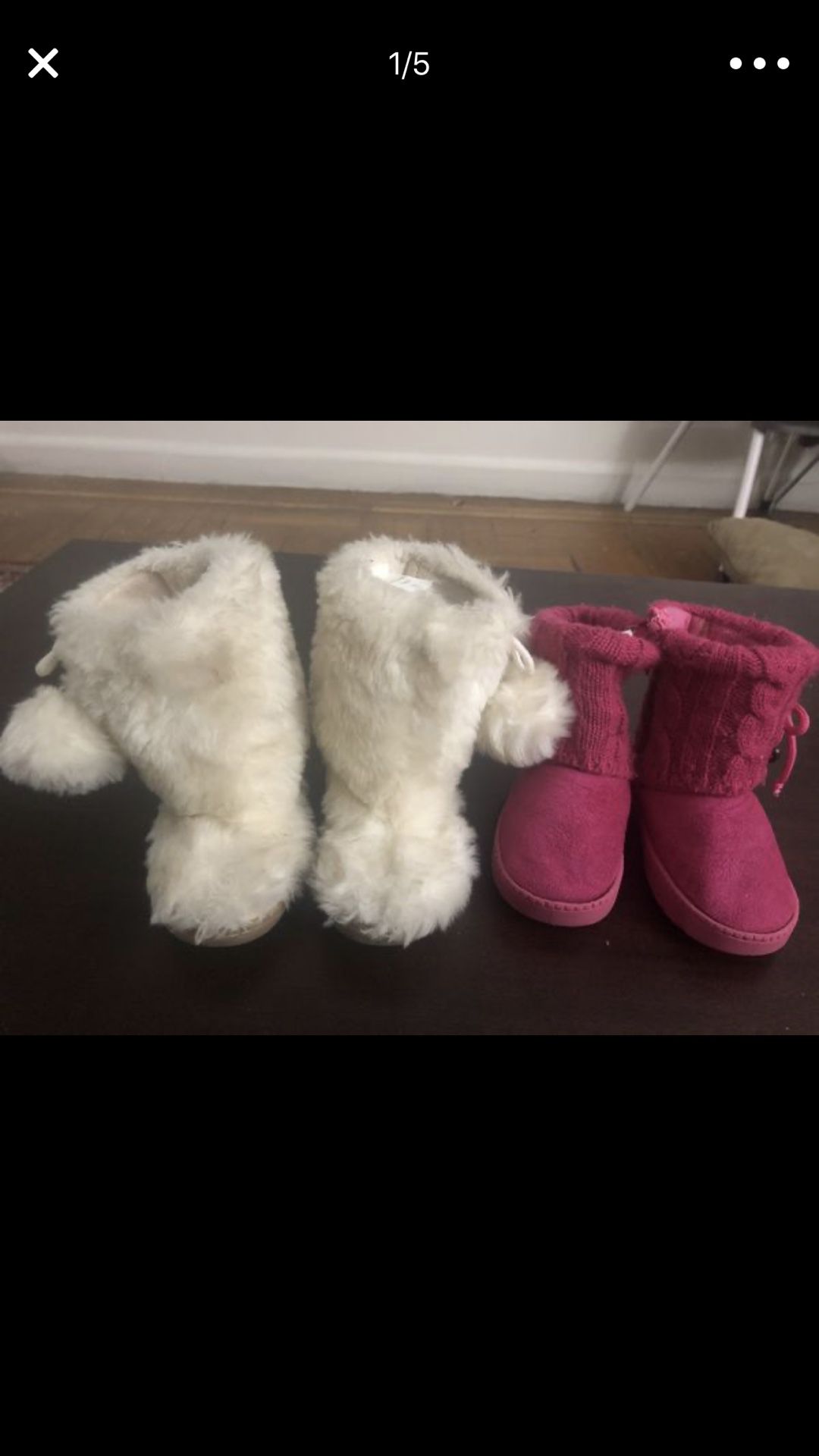 Baby girl boots size 7