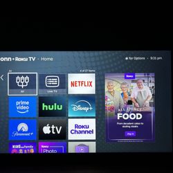 onn 50” Class 4K UHD (2160P) LED Roku Smart Television