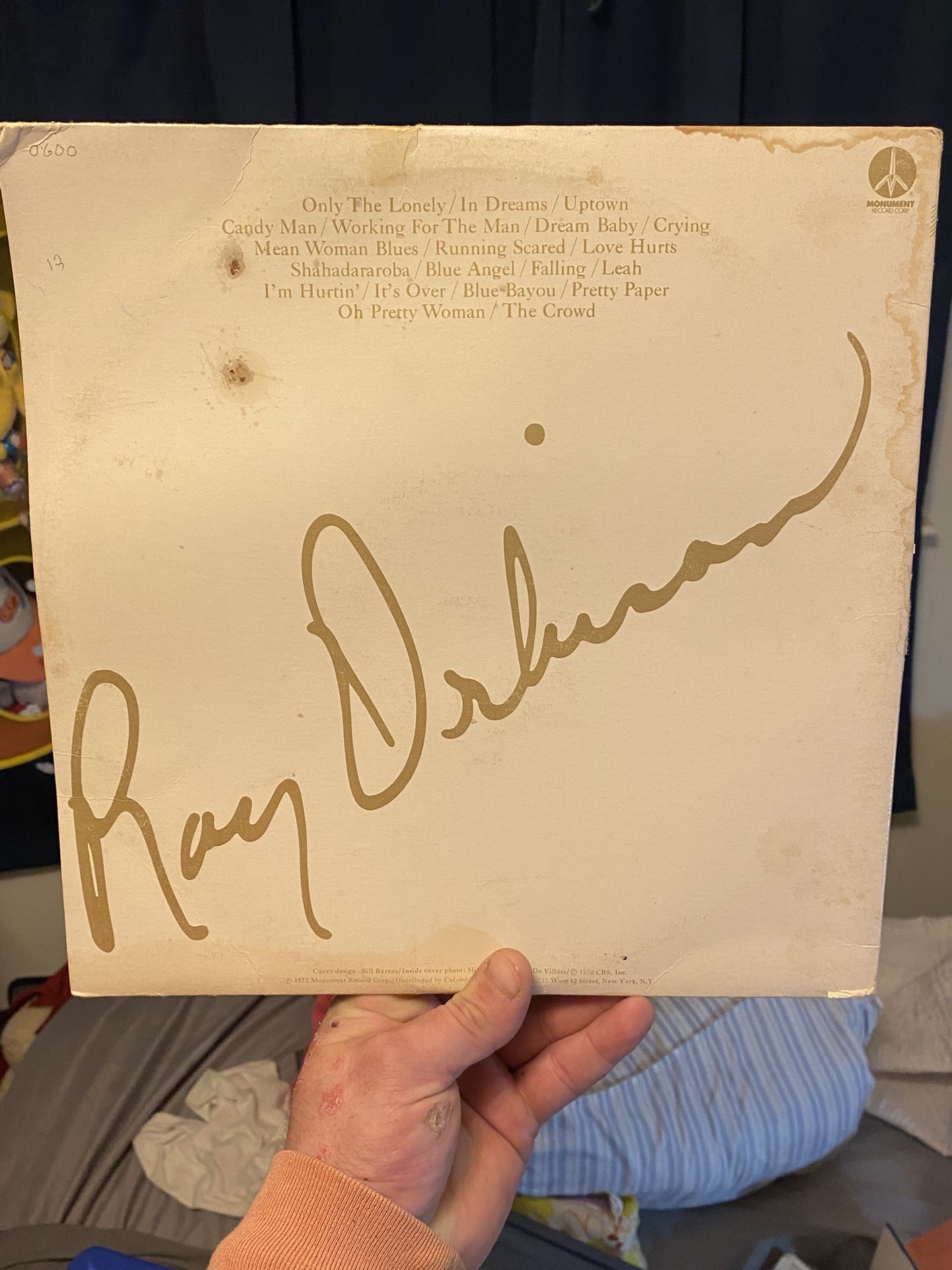 All-time greatest hits of Roy Orbison on vinyl