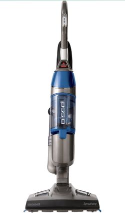 Bissell Symphony Vacuum for Hardwood and Tile Floors, 4 Pads Included.