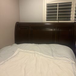 Queen Bed  With Nightstand