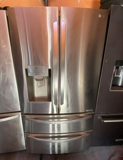 LG REFRIGERATOR 4 DOORS, STAINLESS STEEL. ON SALE ✅️$599✅️ FREE DELIVERY AND INSTALLATION