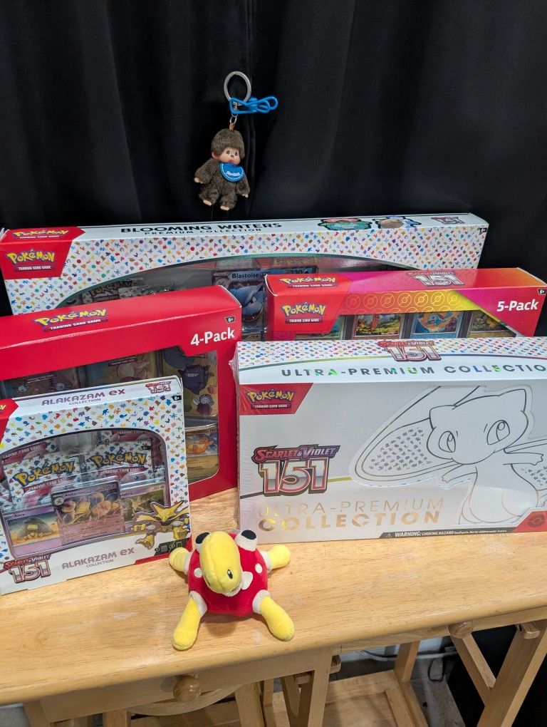 Pokemon 151 UPC , Tins And Alakazam Ex Collection For Sale/Trade