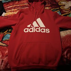 Red Adidas Hoodie 