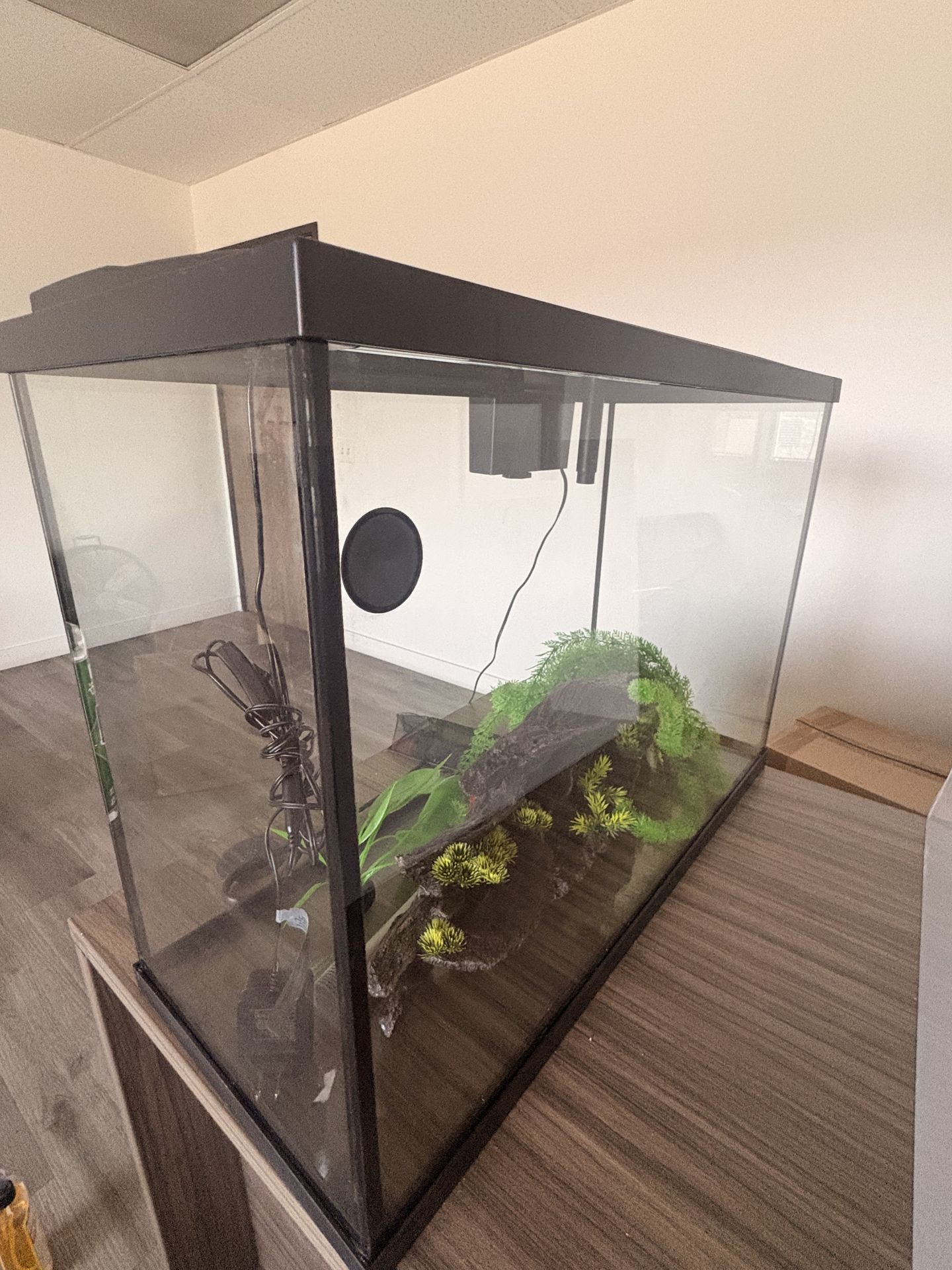 29 gallons fish tank and accessories