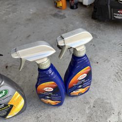 Assorted car wash wax