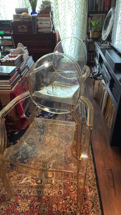 2 Ghost Acrylic Armchairs