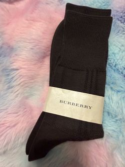 Burberry Dark Charcoal Dress Socks