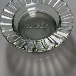 RAMADA ashtray Tinted Green 