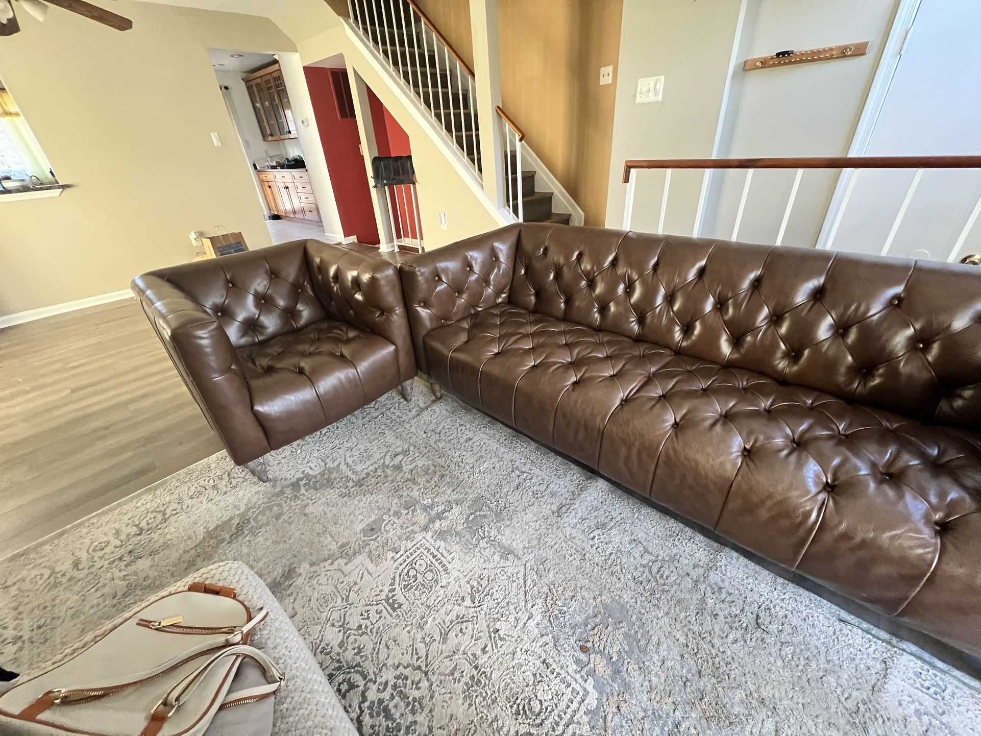 Macy’s Purchased Leather Couch Set!