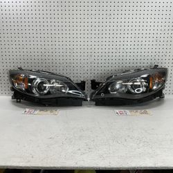 2008 2014 SUBARU IMPREZA WRX STI HEADLIGHT PAIR OEM 