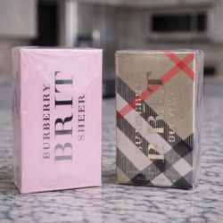 Burberry Brit Fragrance Bundle (2-Piece) – Sheer EDT & EDP 3.3 oz | New Sealed
