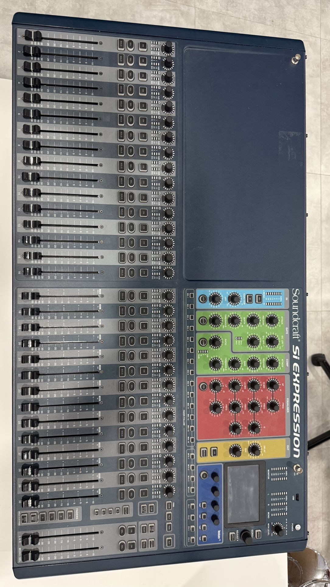 Soundcraft Si Expression 3, dante Card, Yamaha stagebox