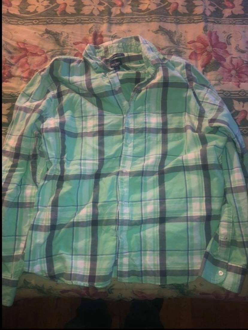 Men’s 2XL Plaid Long Sleeve