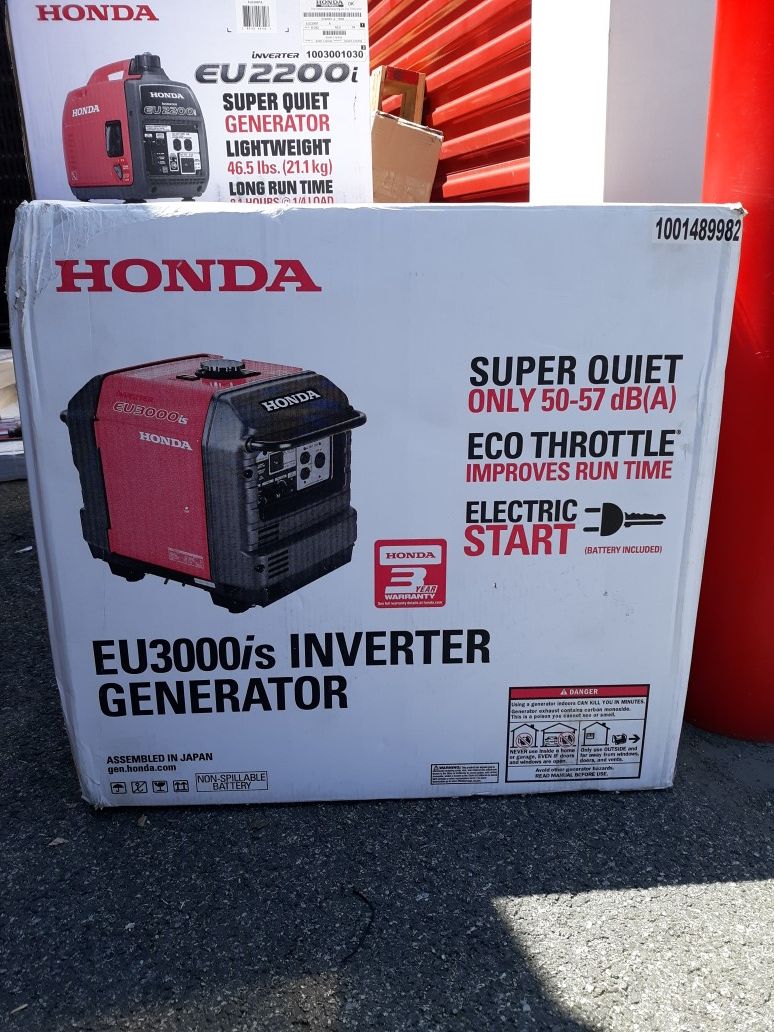 Honda generator eu3000is