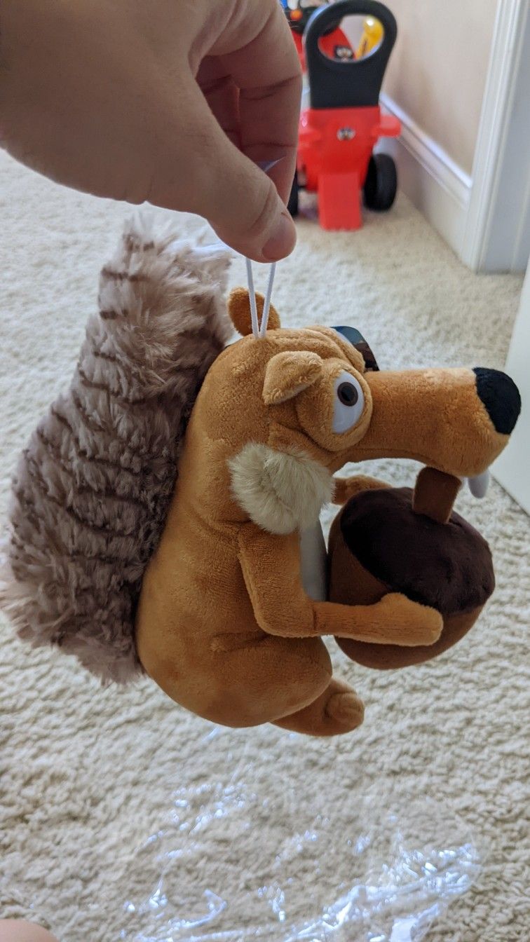 Ice Age Squirrel Plush Toy Brand New