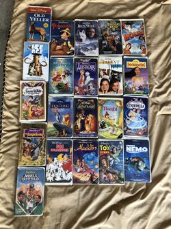VHS Disney movies