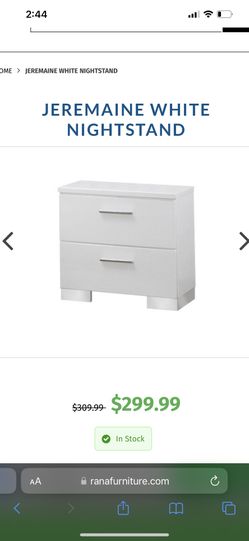 WHITE NIGHTSTAND