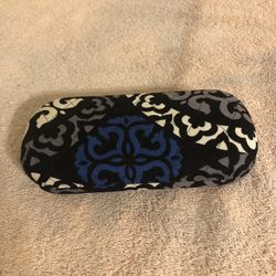 Vera Bradley Paisley Hard Shell Glasses Case 6”x3”x1”
