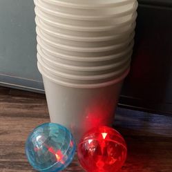 Giant Outdoor, Glow-In-The-Dark Beer Pong Set/Outdoor Game