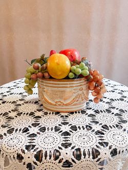 Cute Faux Fruit Basket