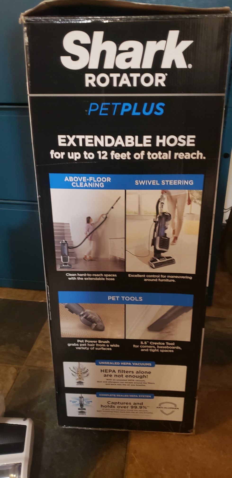 Shark Rotator Pet Plus Vacuum open box looks new